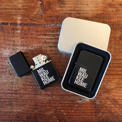 MKE Refillable Lighter w/ Tin Box