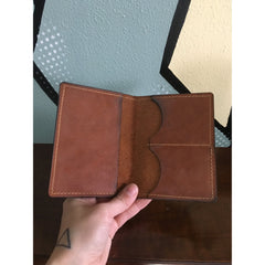 MKE Leather Passport Wallet